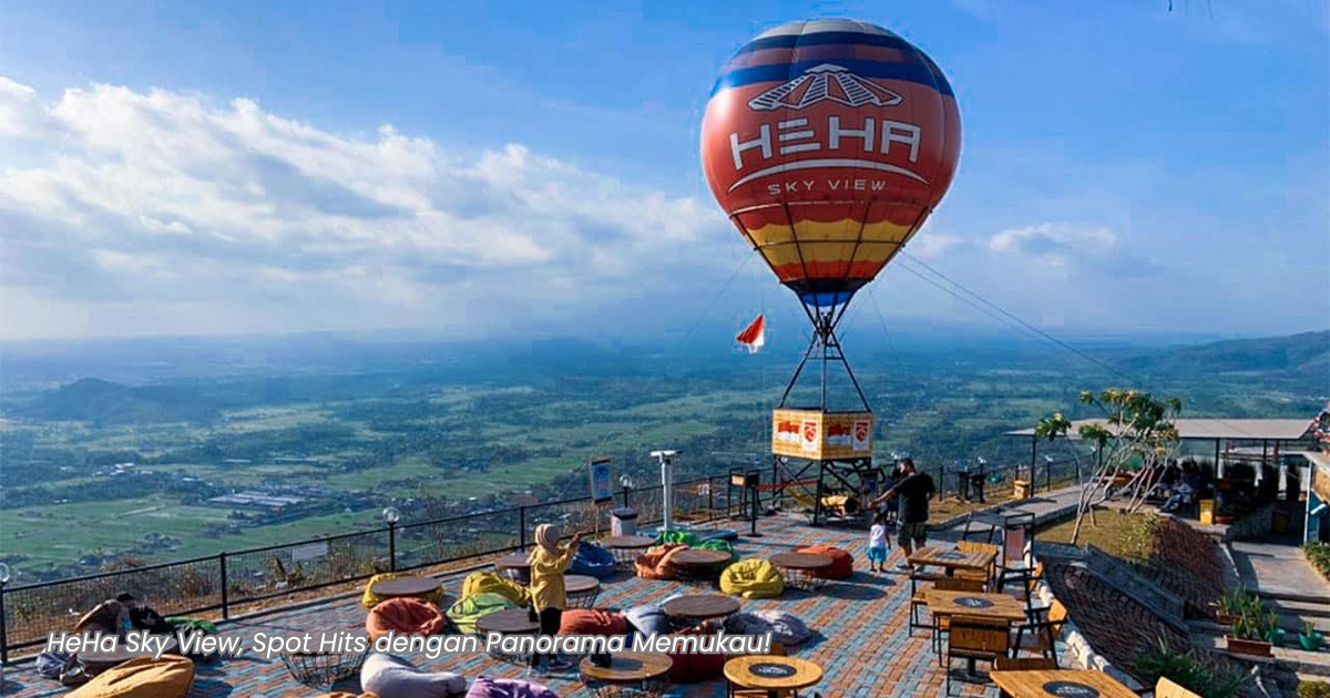 Heha Sky View Wisata Hits Pulau Jawa HeHa Sky View destinasi populer dengan pemandangan kota Jogja